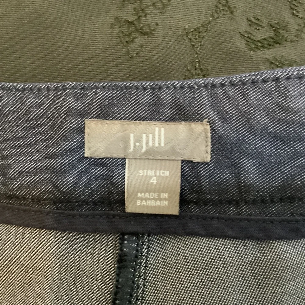 J Jill Stretch Women's Pants Straight Leg Blue Size 4